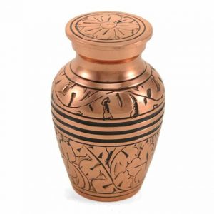 Classic Keepsake Urn - Copper Oak