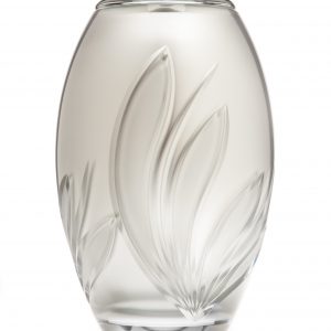 Crystal Bloom Silver Urn